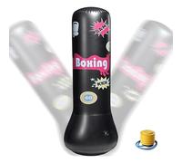 Inflatable Punching Bag, Karate Boxing Sandbag, 65x120 Inches Lightweight and Portable, Inflatable Punch Bags for Fitness Gym Training Workplace Outdoors, Pvc