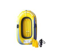Inflatable Raft - Portable PVC Kayak Fishing Boat Foldable, Portable Folding Fishing Boat Raft for Air Drifting Lake, The Double Design Makes It Easy to Quickly