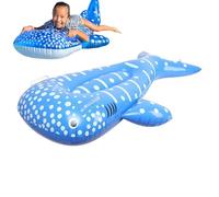 Inflatable Raft Whale Anti-Tip Handles | child, floats pool For Boys & Girls Summer Beach Lake River Outdoor Swimming Training Games Party Camping