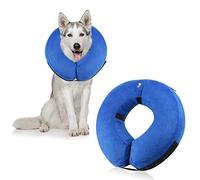 Inflatable Recovery Collar Adjustable Protective Collar Comfortable Healing Cone for Dogs (XL, 50-60cm)