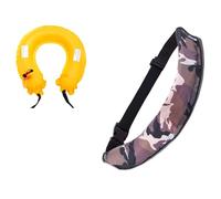 Inflatable Rescue Belt Pocket Set | Adjustable Reflective Survival Accessory with Whistle for Women Outdoor Sports Kayaking