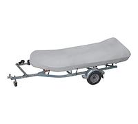 Inflatable Rib Boat/Dinghy Waterproof Cover Heavy Duty 600d Oxford Fabric Uv Resistant Inflatable Boat Cover Rubber Protection Dinghy Fishing Kayak (Color : GRAY, Size : 230 * 94 * 46CM)