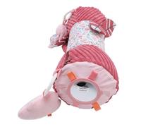 Inflatable Rolling Infant Toy Soft Fabric Tummy Time Roller Crawling Baby Toy for Early Development Neck Strength Training and Parent Child Bonding