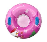 Inflatable Round Ring Snow Sledge for Snow Slides including | Sledge Ring With Handle For Gatherings Parties Driveways Winter Walking Path Swimming Pool Beach Outdoor Sports