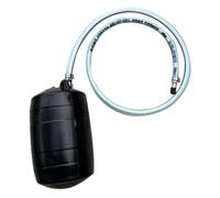 Inflatable Rubber Drain Bag - Sewer Pipe Sealing Test Plug with Hand Pump 5-11cm for Sinks, Showers,Natural Inner Diameter(10cm to 11 cm)