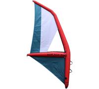 Inflatable Sail for Kitesurfing Windsurfing Wing Foil, Compact Paddleboard Sail for Surfing Snow Ski Water Play