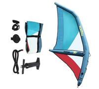 Inflatable Sail Professional, Windsurf Sail for Adults, Oxford Cloth + PVC Blue and Red Inflatable Wing for Surfing, Water Play
