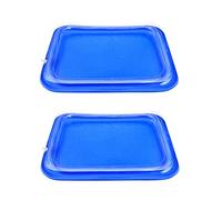 Inflatable Sand Play Table for Kids - Sensory Play Tray, Blue, 60 x 45 cm, Indoor & Outdoor Toddler Sand Pond, Portable Sandpit Table for Beach, Garden, Pool, Mess-Free Play (2PC)
