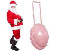 Inflatable Santa Belly 14.1 Inch Costume | PVC Costume Accessory Adjustable Belly Pad For Realistic Santa Outfit, Ideal For Christmas Parties, Cosplay, Holiday Events, Festive Entertainment