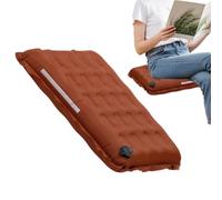 Inflatable Seat Cushion - Compact Pad with Reflective Strip - Airplane Seat Cushion,for Camping Mountaineering Backpacking Climbing Fishing Picnic Car Kids Adult