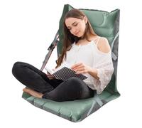 Inflatable Seat Cushion - Inflating Leisure Seats - Non-slip Inflatable Ground Chair Cushion for Hiking Fishing Camping Stadium Backpacking