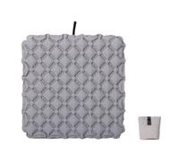 Inflatable Seat Cushion Portable Mat Air Pad Airplane Pad Breathable Soft Skin-Friendly Cushion Suitable for, gray