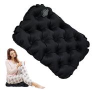Inflatable Seat Cushion - Portable Travel Air Cushion, Self-Inflating Chair Mat, Foldable, Lightweight Comfort Pad, Pressure Relief Cushion for Camping, Hiking, Airplane, Car, Wheelchair, Fishing