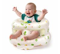 Inflatable Seat for Babies 3-36 Months, SSyang Sit Me Up Floor Chair with Built-in Air Pump, Supportive Baby Chair for Learning to Sit, Full Surround Design - Dinosaur
