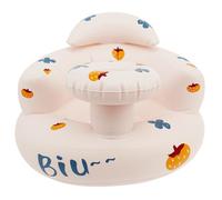 Inflatable Seat for Babies 3 Months and Up,Back Support Seat,Toddler Chair for Sitting Up,Soft Child Safe Sofa,Blow Up Baby Chai,Floor Seater with Built in Air Pump for Home and Travel (2)