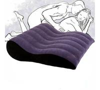 Inflatable Sex Pillow Bed PVC Flocking Sex Chair Travel Pillow Magic Cushion Body Support Sofa Wedge Wave Coushion Couples Love Position BDSM