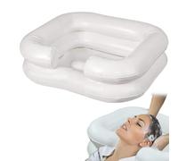 Inflatable Shampoo Bowl - Portable Hair Bedside | Comfortable Design for Elderly in Wheelchair, Wash in Bed Without Bending, Easy Cleaning, Travel Conv
