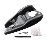 Inflatable Shampoo Bowl | Portable Movable Leakproof Blow Up Mobile Salon | Bedridden Disabled Shampoo Bowl - for Elderly Seniors Pregnant Women Children Kids