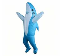 Inflatable Shark Costume for Adults, Funny Blow Up Halloween Costume | Quick Inflation, Comfortable Fit, Durable Waterproof Fabric, Fun Party Look