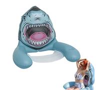 Inflatable Shark/Whale Pool Float - Comfortable Lounger for Adults with UV Protection & Stability | Perfect for Pool & Lake Relaxation