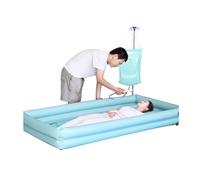 Inflatable Shower Bathtub Kits, Portable Medical PVC Bedside Shower Bathtub for Bathing Home Care Medical Equipment Blow Up Bathtub Aids Disabled Bed Shower Accessories