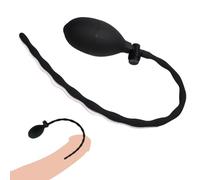 Inflatable Silicone Urethral Plug - Flexible Penis Sound Dilator for Male Stimulation, Penis Plug,Smooth Touch Soft Catheter Toy for Men’s Pleasure & BDSM Play