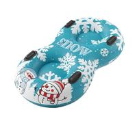 Inflatable Sledge, Reinforced Sledge for 2 People with Handle - Cold Resistant Snow Tubes | for Outdoor Girls Teens Adults Family Holiday and Parties