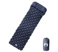 Inflatable Sleeping Mat with Pillow Grey, 188 x 62.5 cm, 40D Nylon TPU Coated, Self-Inflating, Ultralight, Waterproof, Compact, Ideal for Camping, Hiking, Outdoor and Travel