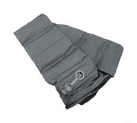 Inflatable Sleeping Pad with Built-in Foot Pump - Thick 5cm Camping Mat for Hiking & Backpacking - Waterproof Ultralight Air Mattress with Pillow - Double Joinable Outdoor Bed 196x66cm(Gray)