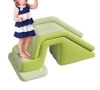 Inflatable Slide - Foldable Pool Slide | Non-Slip Ramp For Kids | Quick Setup Outdoor Water Toy For Family Parties Camping Beach Community Recreation Fun