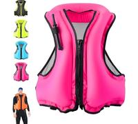 Inflatable Snorkel Vest for Adults - Buoyancy Safety Jacket | Compact Swimming Vest for Travel, Kayaking & Boating