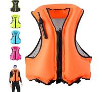 Inflatable Snorkel Vest for Adults - Buoyancy Safety Jacket | Compact Swimming Vest for Travel, Kayaking & Boating
