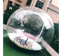 Inflatable Snow Globe Transparent Bubble Tent, Outdoor Inflatable Bubble Igloo Tent with 480W Blower & Repair Kits, Inflatable Bubble House for Patios, Backyards, Festivals, Decorations