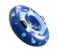 Inflatable Snow Ring - Foldable Winter Ride, Sturdy Sled with Soft Grip Handles, Portable Outdoor Toy with Quick Inflation, Fun Family Activity for Hills, Parks, Slopes, and Seasonal Adventures