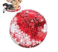 Inflatable Snow Sled - Adult Winter Tube, Thick Durable Design, Ergonomic Handles | Versatile Sliding Device For Children Teenagers Family Backyard Park Mountain Hill Outdoor Leisure Sports Seasonal