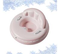 Inflatable Snow Sled, Heavy Duty PVC Snow Tube, Comfortable Handle Winter Sledding Toy, Ideal for Kids Adults and Family, Great for Outdoor Sports Backyard Christmas Holiday Ski Adventures