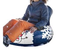 Inflatable Snow Sledge - Inflatable Snow Circle with Handle - Wear-resistant Sledge Donut | For Winter Road Track, Swimming Pool, Beach Gathering, Sport