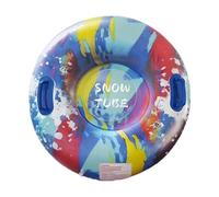 Inflatable Snow Sledge - Thickened Sliding Circle, Cold-Resistant Float, Heavy Duty Sledge Ring, Outdoor Girls Adults Family Friends Hill Racing Speed Adventure S