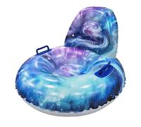 Inflatable Snow Tube Cold-Resistant Ergonomic Non-Slip Shed Backrest | Family Outdoor Winter Sledding for Sports Beach Backyard Garden Skating Skiing Outdoors Rescue Sand Holiday Activities