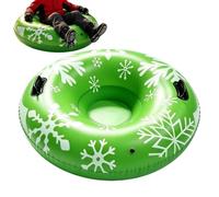 Inflatable Snow Tube Donut Toy PVC Non-Slip Handles 90 x 90 cm | Inflatable Sledge for Christmas Gift Boys Girls Men Women Ski Frozen Lake River Activities Full