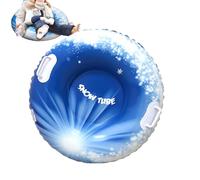Inflatable Snow Tube for Adults - Heavy Duty Winter Sled, Large Outdoor Sledding Tube | Durable Cold Resistant Inflatable Snows Toy with Handles, Fast Sliding Fun on Hills, Skiing and Family Games