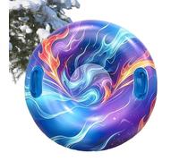 Inflatable Snow Tube Inflatable Ski Towable Boat Sled Raft with Handles | Snow Sled for Winter Ski Lake River Pool Beach Outdoor Park