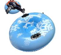 Inflatable Snow Tube, Inflatable Snow Tube Ring - Sledge Ring, for Outdoor Use on the Sidewalk, Swimming Pool, Beach During Gathering and Gathering