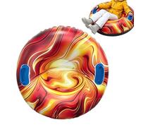 Inflatable Snow Tube Inflatable Towable Raft Sled with Handles | Tube Sled for Outdoor Park Beach Pool River Lake Ski Winter