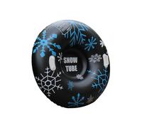 Inflatable Snow Tube,PVC Thickened Double Handles Donut Shape | 90 Centimeter Thickened Double Handles Inflatable Sleetube - For Christmas Frozen River Lake Skiing Winter Women Men Vri