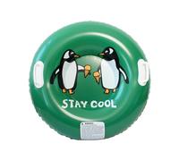 Inflatable Snow Tube Sled - Heavy Duty Inflatable Snow Sled | Reinforced Handles and Thickened PVC, Quick Inflate Outdoor Toy for Kids, Backyards, Beaches or Sand Activities