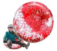 Inflatable Snow Tube Sled - Heavy Duty Winter Sled with Handles for Fast Sliding, Outdoor Fun Durable Function, Toy for Parks Backyards Beaches Adventure Sports Christmas