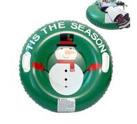 Inflatable Snow Tube Sledge Tube With 2 Handles, Cold Weather PVC Materials, Reinforced Tear Proof Bottom, Winter Outdoor Toys For Ledding Skiing Gardens Skating Sand Activities Adventure