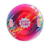 Inflatable Snow Tube - Thickened Snow Tube Sledge - Ergonomic Inflatable Sled for Winter Sports Sledding Trail Snowfield Kids Adults Family