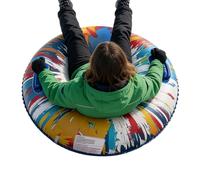 Inflatable Snow Tubes - Premium Sledding Winter Fun Toy, Durable PVC Snow, Tube Sleds for Adults | Outdoor Toboggan Equipment for Girls, Women, Men, Family Friends, Group Stubi